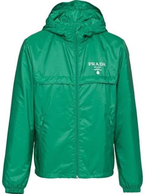 prada jacke grün